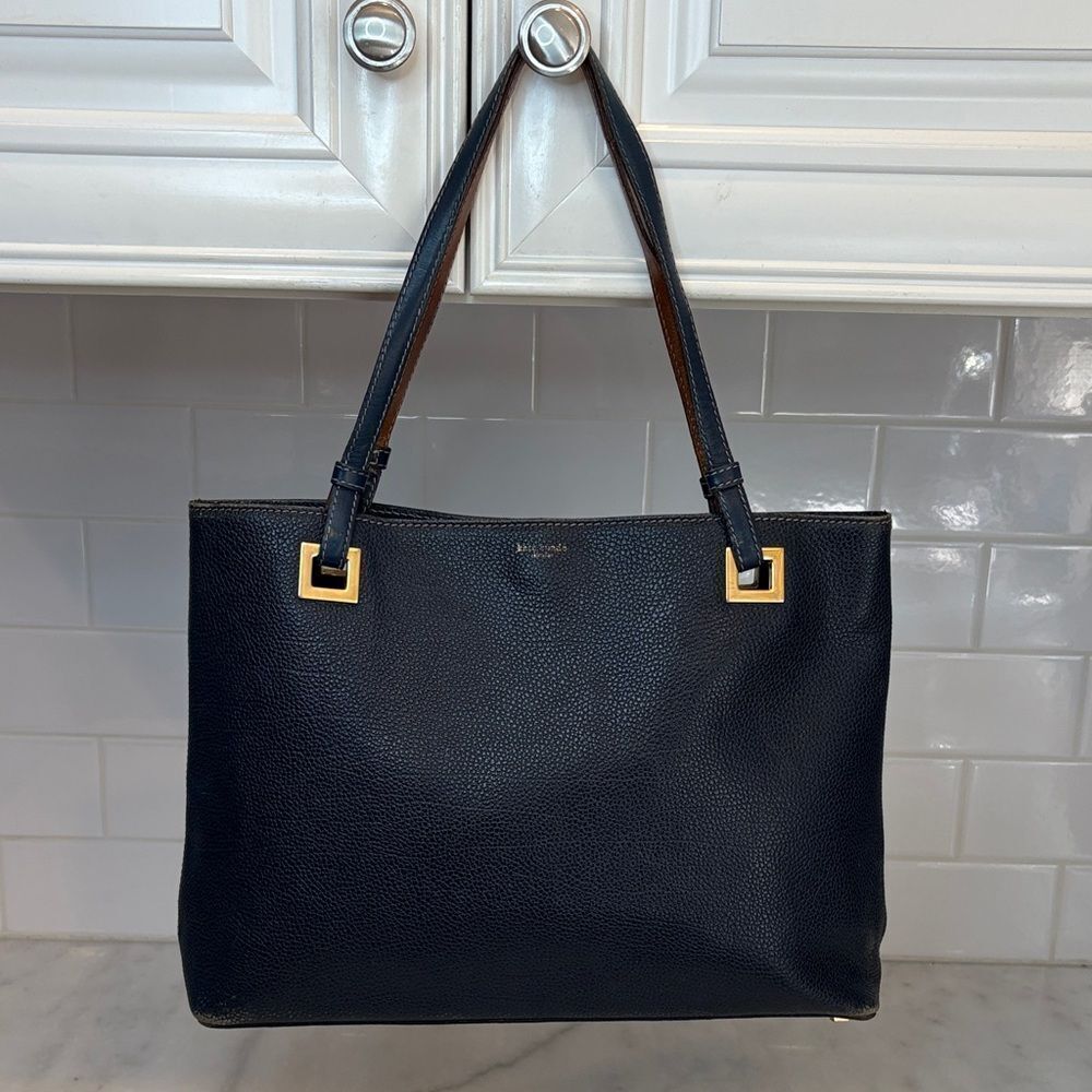 Kate Spade Bag Purse Handbag Leather Vintage New York Tote Shoulder Bag - HTF